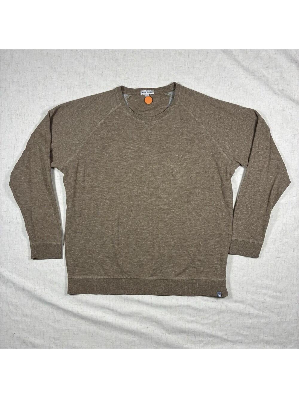 Peter Millar Sweatshirt Mens XL Lava Wash Crewneck Modal Stretch Casual Golf